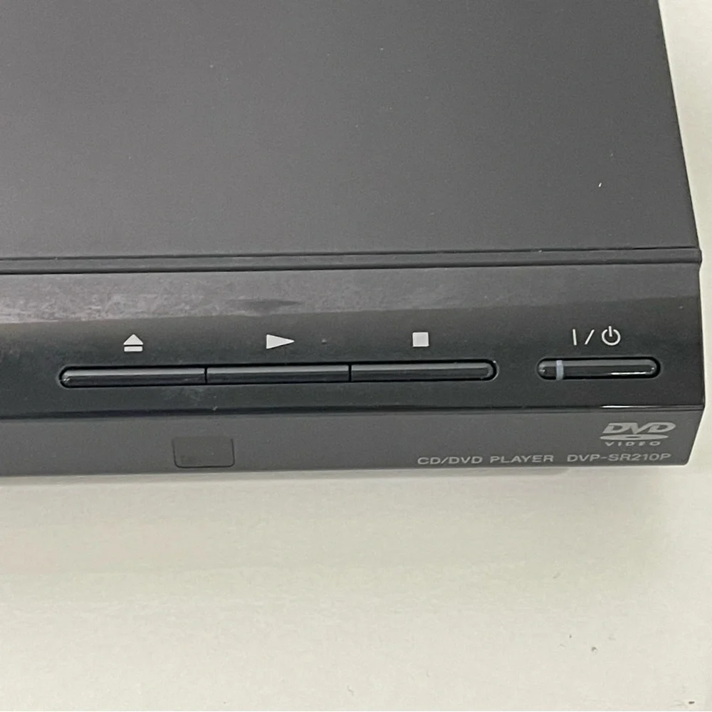 Sony CD/DVD Video Player Dolby Digital Compact Slim Black Model DVP-SR210P